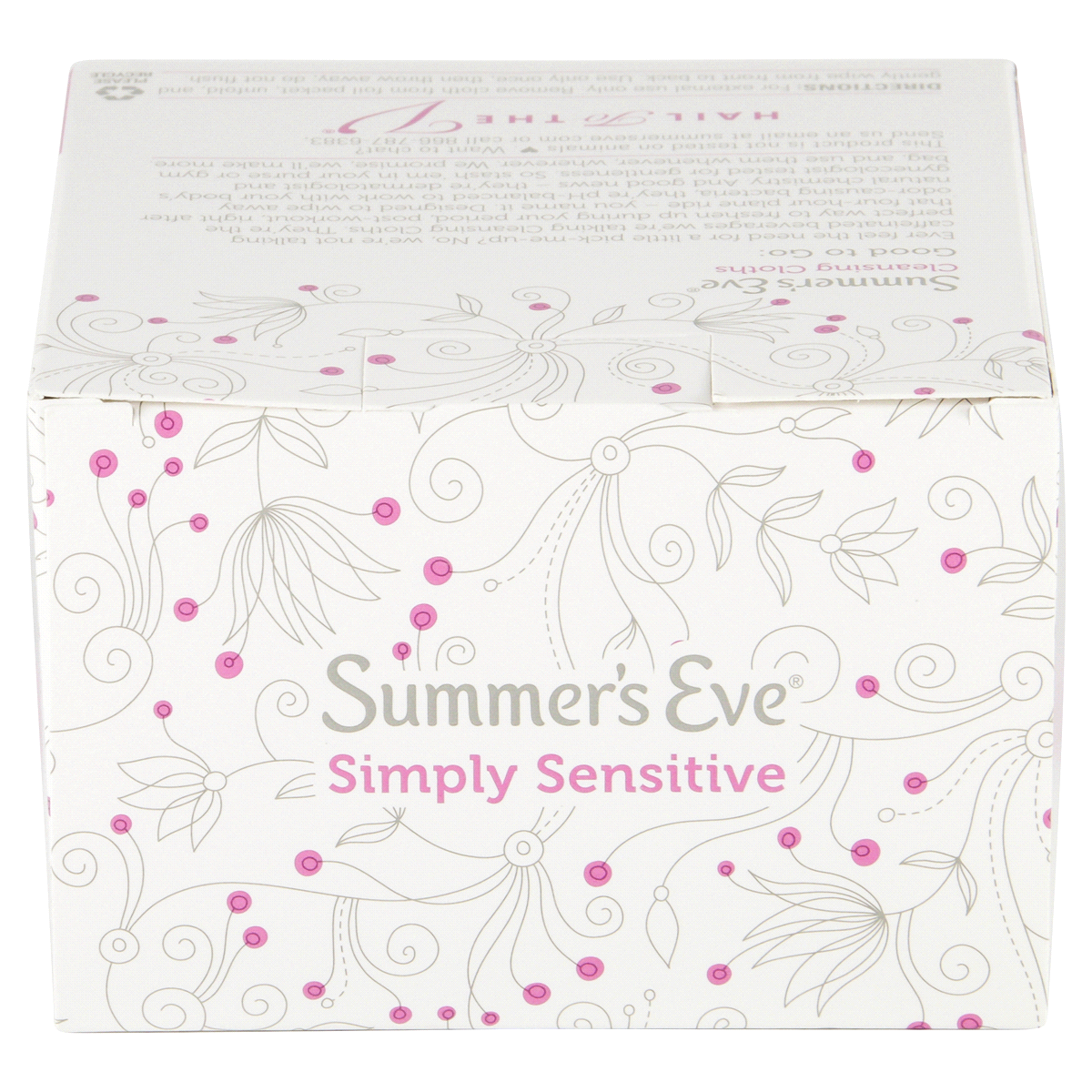 slide 3 of 5, Summer's Eve Simply Sensitive Daily Feminine Wipes, Removes Odor, pH Balanced, 16 count, 16 ct