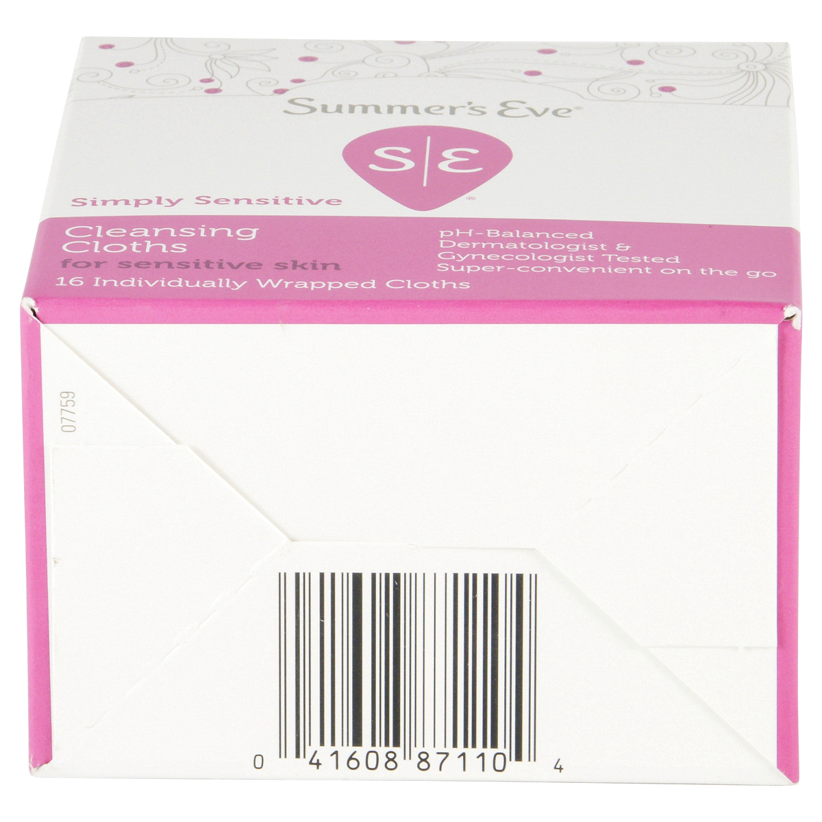 slide 5 of 5, Summer's Eve Simply Sensitive Daily Feminine Wipes, Removes Odor, pH Balanced, 16 count, 16 ct