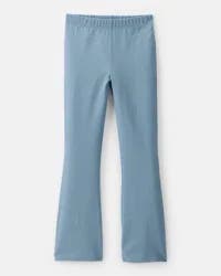 Carter's Carters Kid Solid Cotton Flare Stretch Leggings - Blue Blue 6-6X