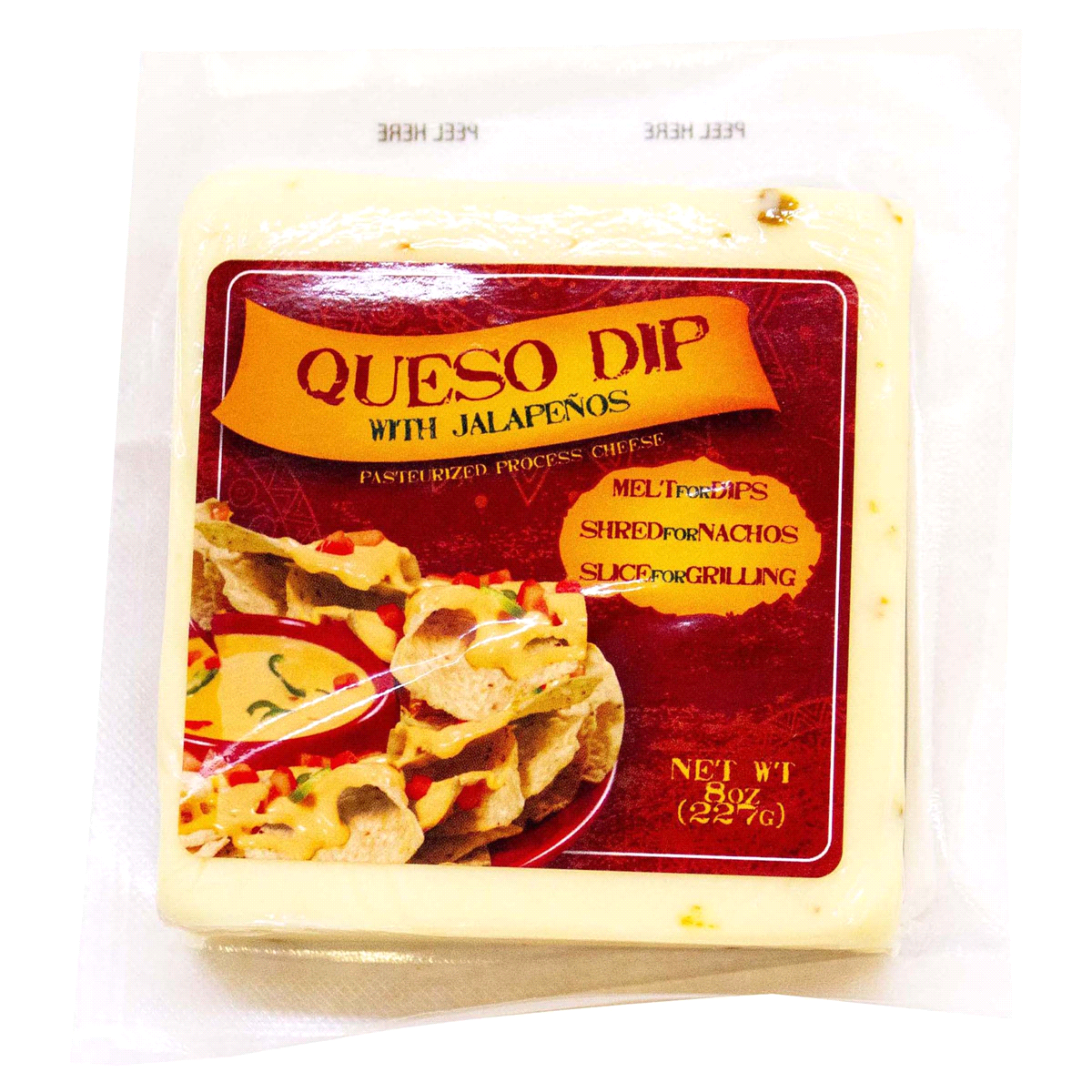 slide 1 of 1, Wisconsin Cheese Queso Dip with Jalapenos, 8 oz