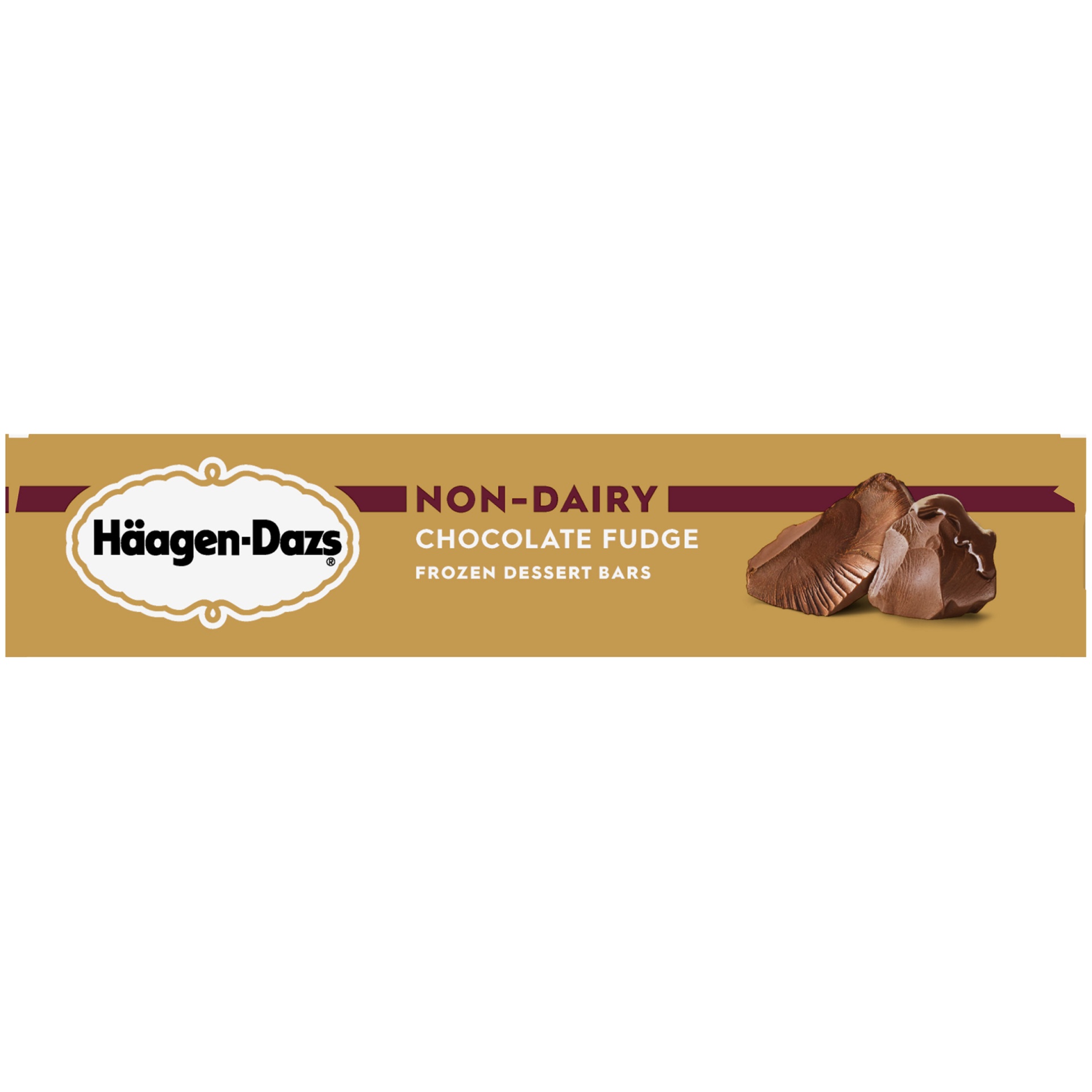 slide 7 of 7, Häagen-Dazs Non-Dairy Chocolate Fudge Frozen Dessert Bars, 3 ct; 3 oz