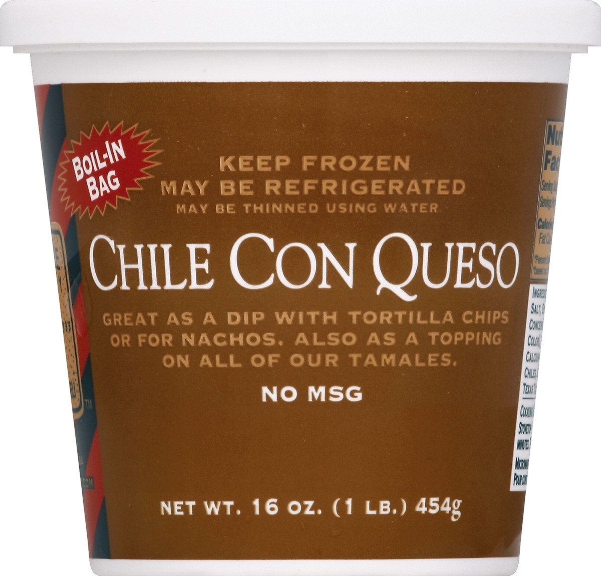 slide 3 of 3, Texas Tamale Chile Con Queso 16 oz, 16 oz