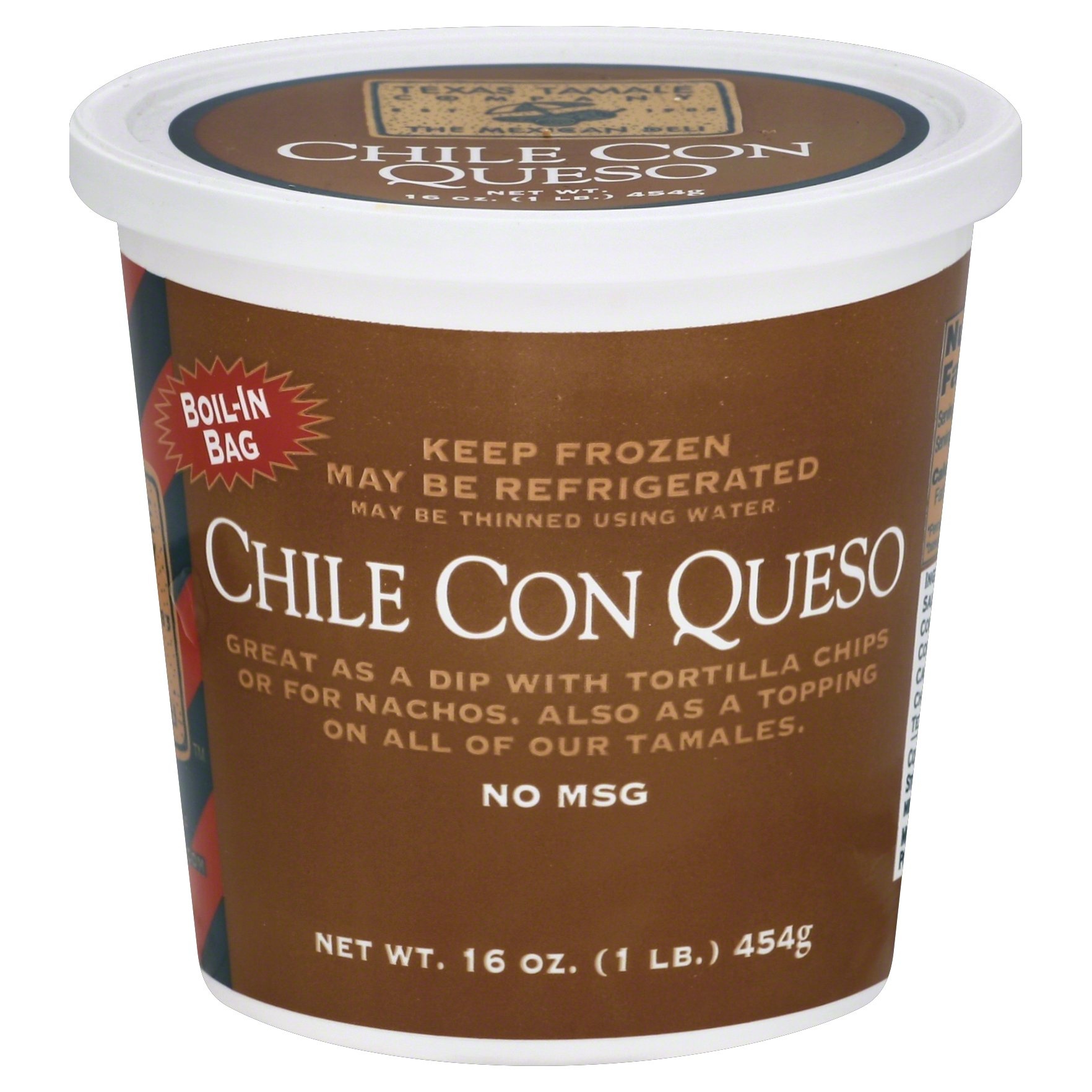 slide 1 of 3, Texas Tamale Chile Con Queso 16 oz, 16 oz