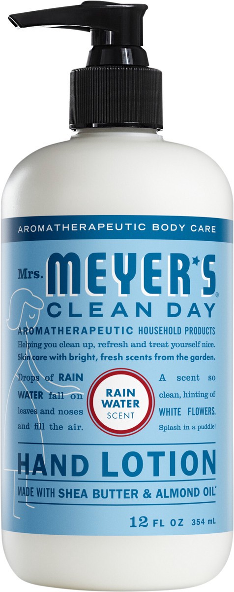 slide 3 of 3, Mrs. Meyer's Clean Day Hand Lotion, Rain Water Scent, 12 Ounce Bottle, 12 fl oz