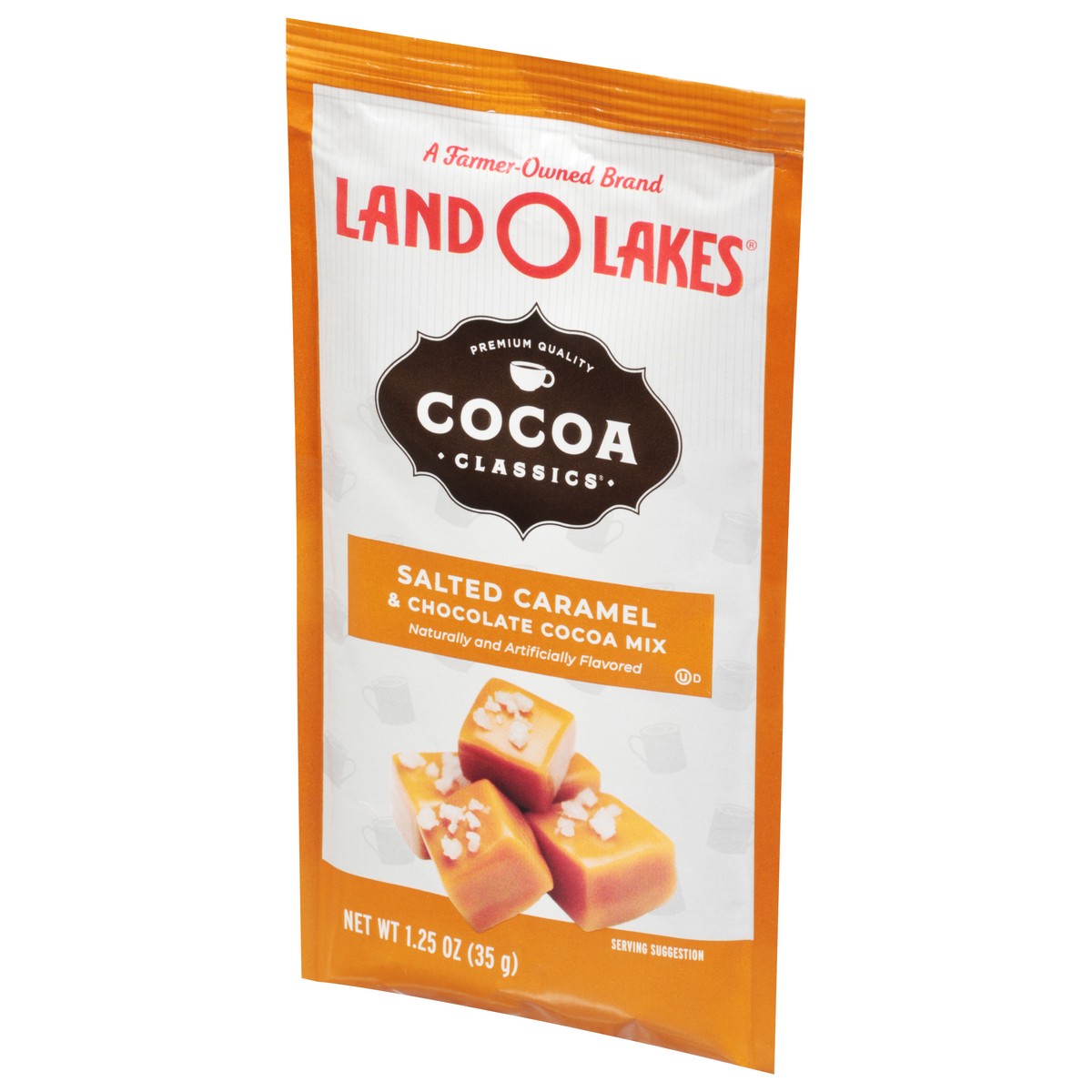 slide 3 of 9, Land O'Lakes Cocoa Classics Salted Caramel & Chocolate Cocoa Mix 1.25 oz, 1.25 oz