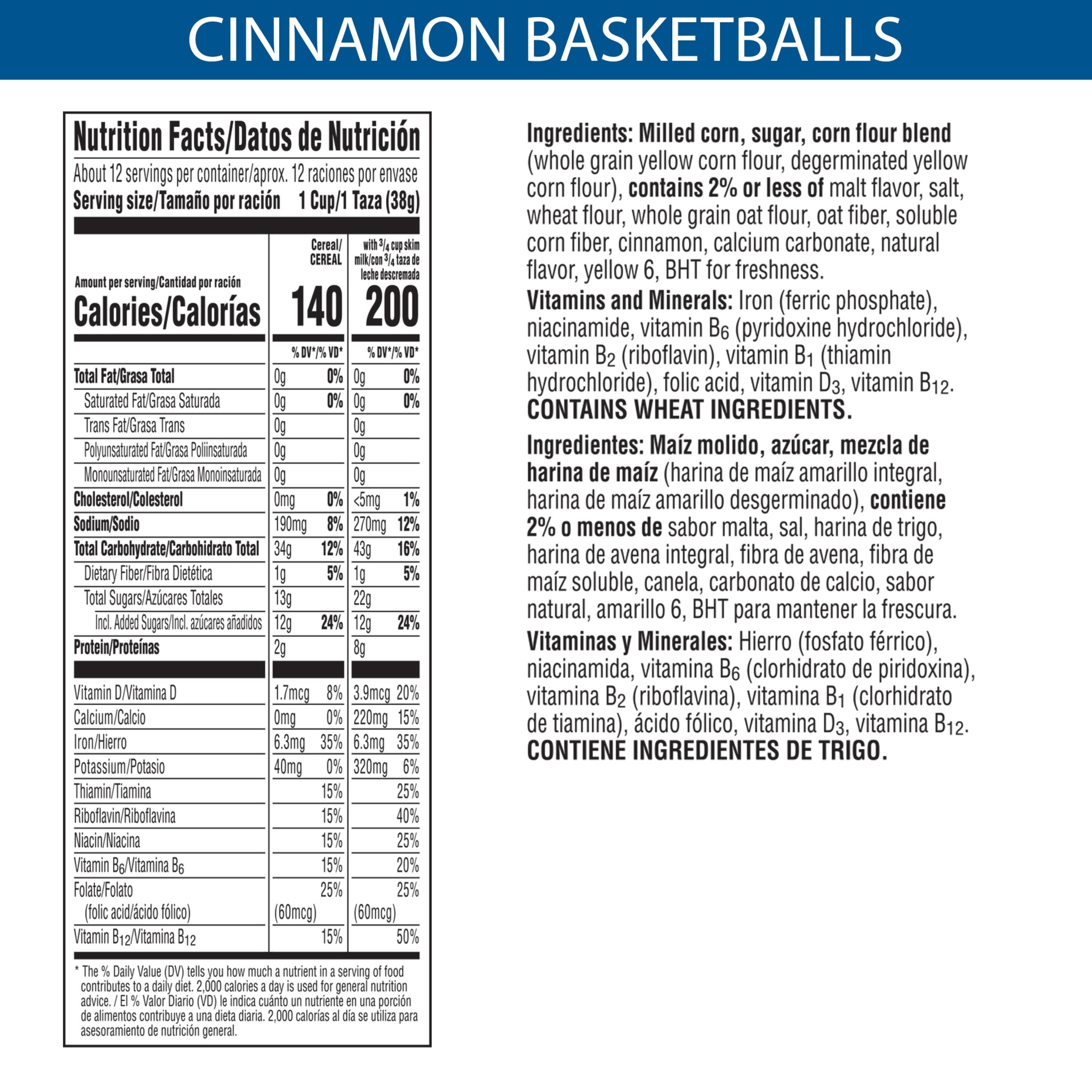 slide 3 of 4, Kellogg's Frosted Flakes Breakfast Cereal, 8 Vitamins and Minerals, Crispy Cinnamon Basketballs, 16.3 oz