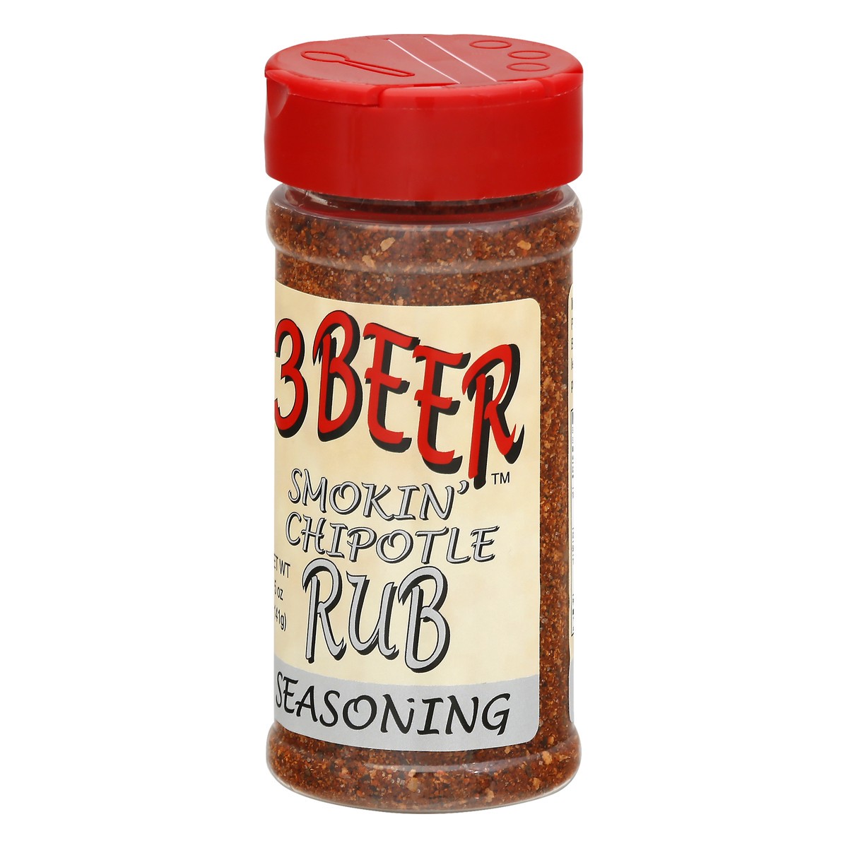 slide 8 of 9, 3 Beer Smokin' Chipotle Rub Seasoning 5 oz, 5 oz