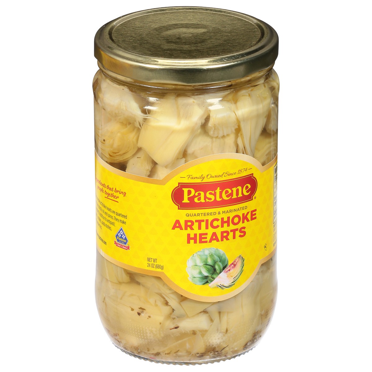 slide 8 of 9, Pastene Quartered & Marinated Artichoke Hearts 24 oz, 24 oz