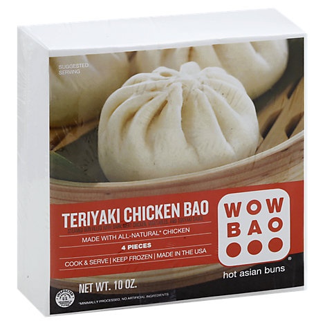 slide 1 of 1, Wow Bao Teriyaki Chicken Bun, 10 oz10 oz