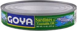 Goya Sardn Oval Veg Oil