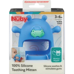 Nuby Silicone Teething Mitten