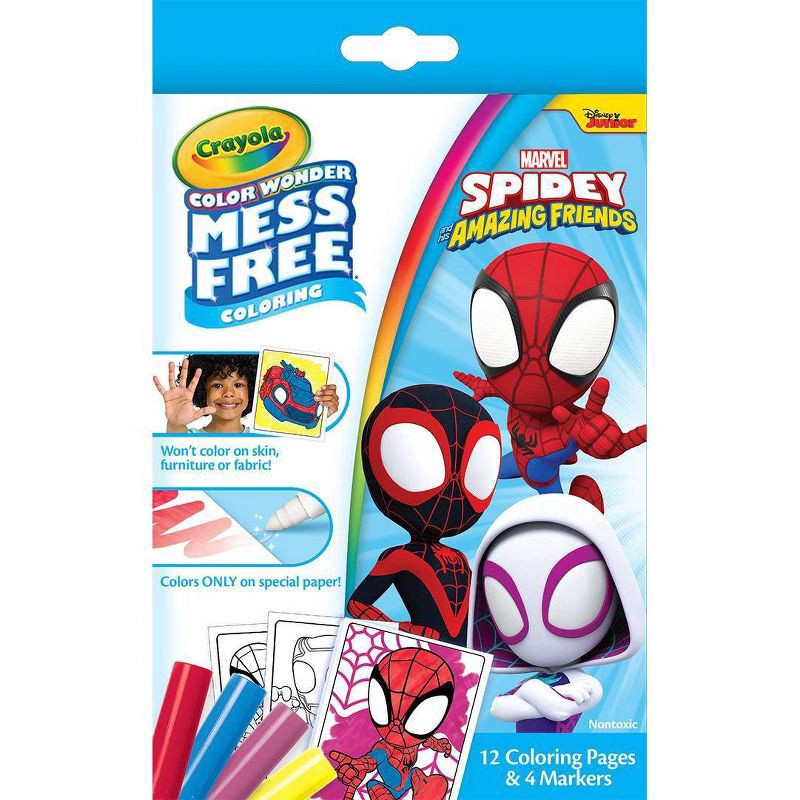 slide 1 of 1, Crayola Color Wonder Spidey and His Amazing Friends Mini Box Set, 1 ct