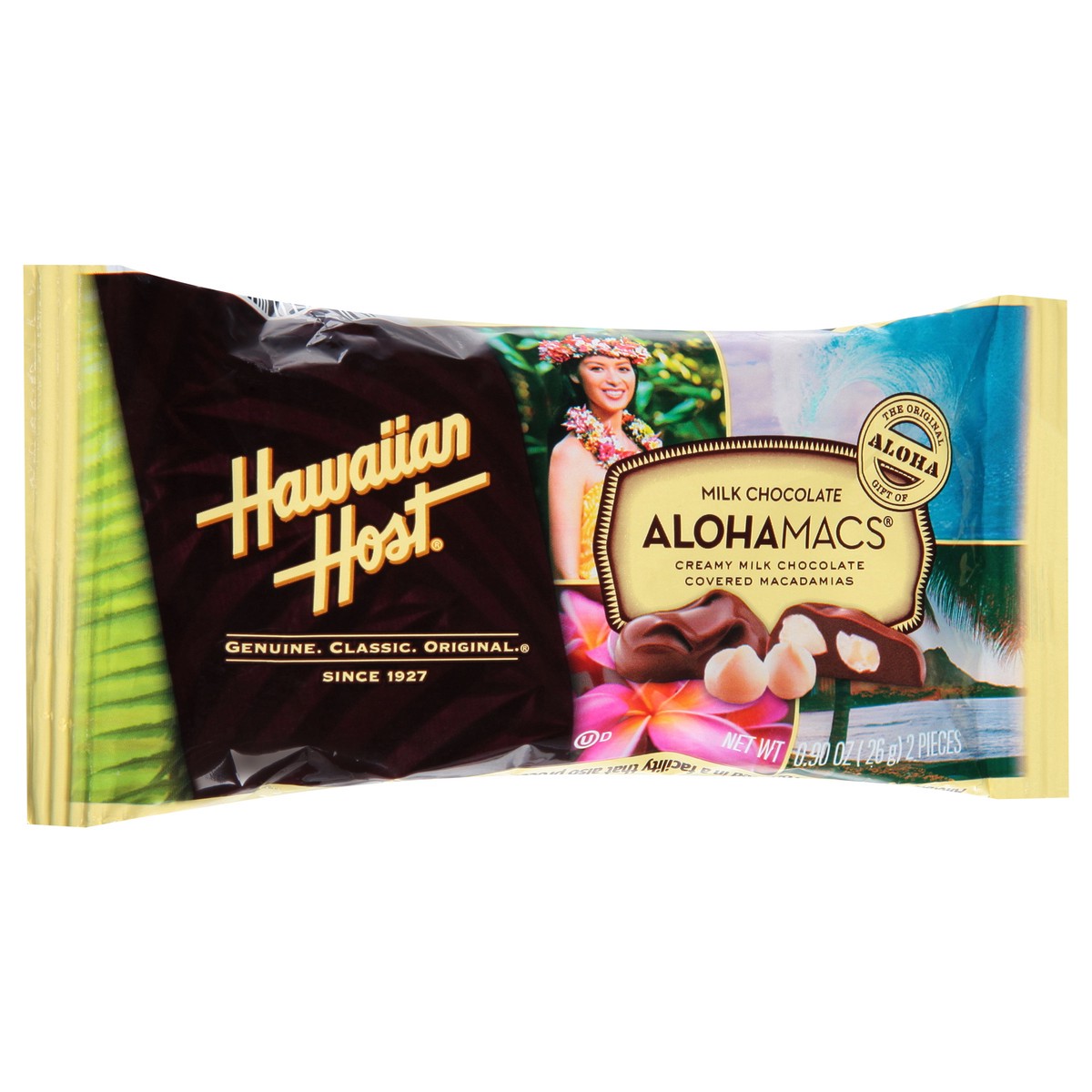 slide 2 of 9, Hawaiian Host AlohaMacs Creamy Milk Chocolate 2 ea, 