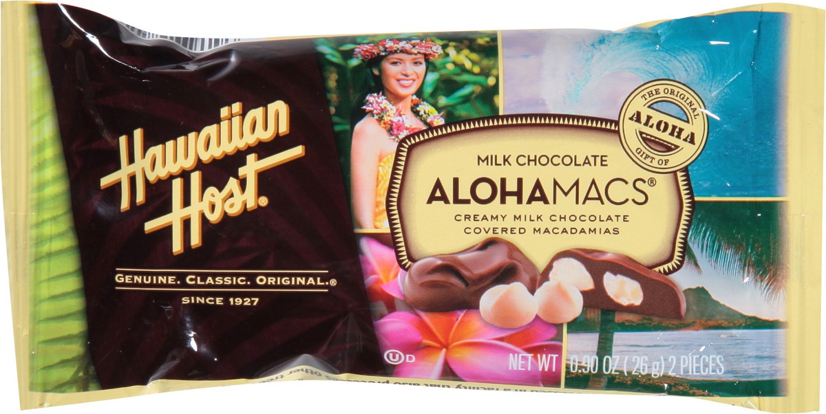 slide 6 of 9, Hawaiian Host AlohaMacs Creamy Milk Chocolate 2 ea, 