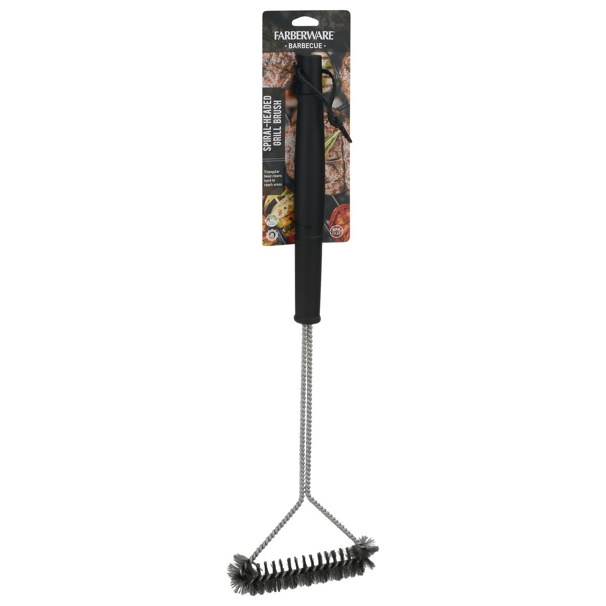slide 2 of 9, Farberware BBQ Spiral Grill Brush, 1 ct