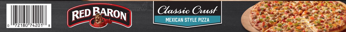 slide 7 of 13, Red Baron Classic Crust Mexican Style Pizza 20.53 oz, 20.53 oz