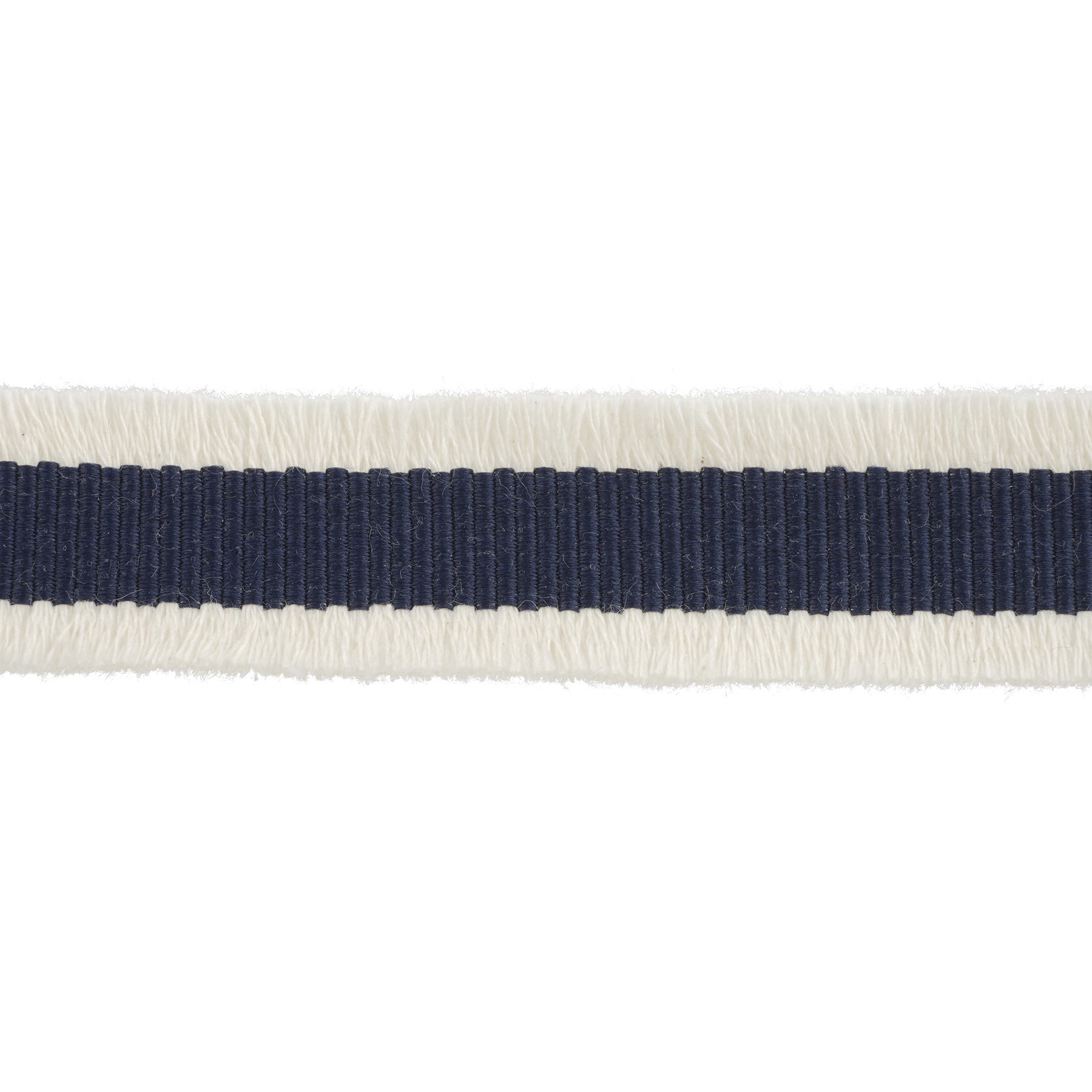 slide 2 of 4, 7/8'' X 5 Yd. Navy And White Fringe Ribbon By Celebrate It, 0.875 in x 5 yd