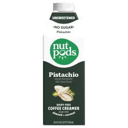 Nutpods Unsweetened Pistachio Coffee Creamer - 25.4 fl oz