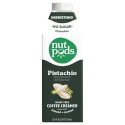 Nutpods Unsweetened Pistachio Coffee Creamer - 25.4 fl oz