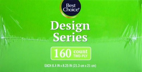 slide 1 of 1, Best Choice Design Series Facial Tissue, 160 ct