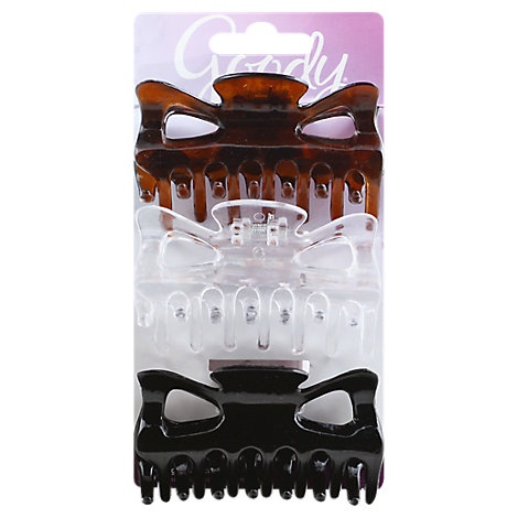 slide 1 of 1, Goody Claw Clip Classics Large Rectangle, 3 ct