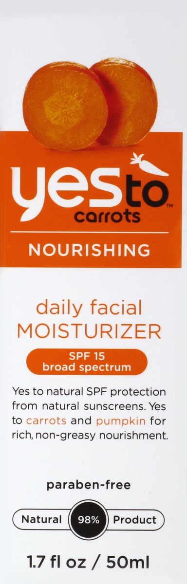 slide 4 of 4, Yes To, Inc. Moisturizer, Daily Facial, Nourishing, Broad Spectrum Spf 15, 1.7 oz