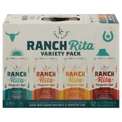 Lone River Ranch Rita Margarita Style Beer Variety Pack 12 - 12 fl oz Cans
