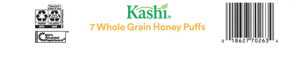 slide 7 of 10, Kashi 7 Whole Grain Honey Puffs Breakfast Cereal, 9.3 oz