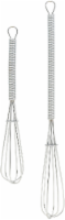 slide 1 of 1, Dash of That Mini Stainless Steel Whisks - Silver, 2 ct