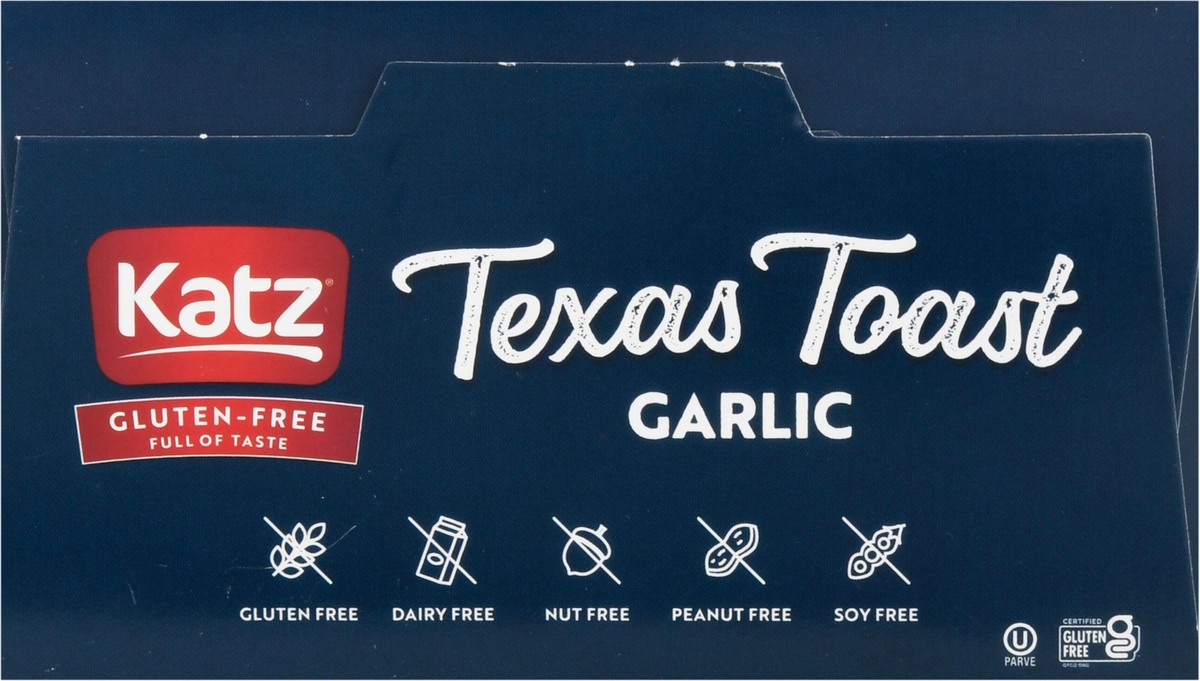 slide 8 of 9, Katz Gluten-Free Garlic Texas Toast 7.8 oz, 7.8 oz