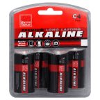 slide 1 of 1, Harris Teeter Batteries - C, 4 ct