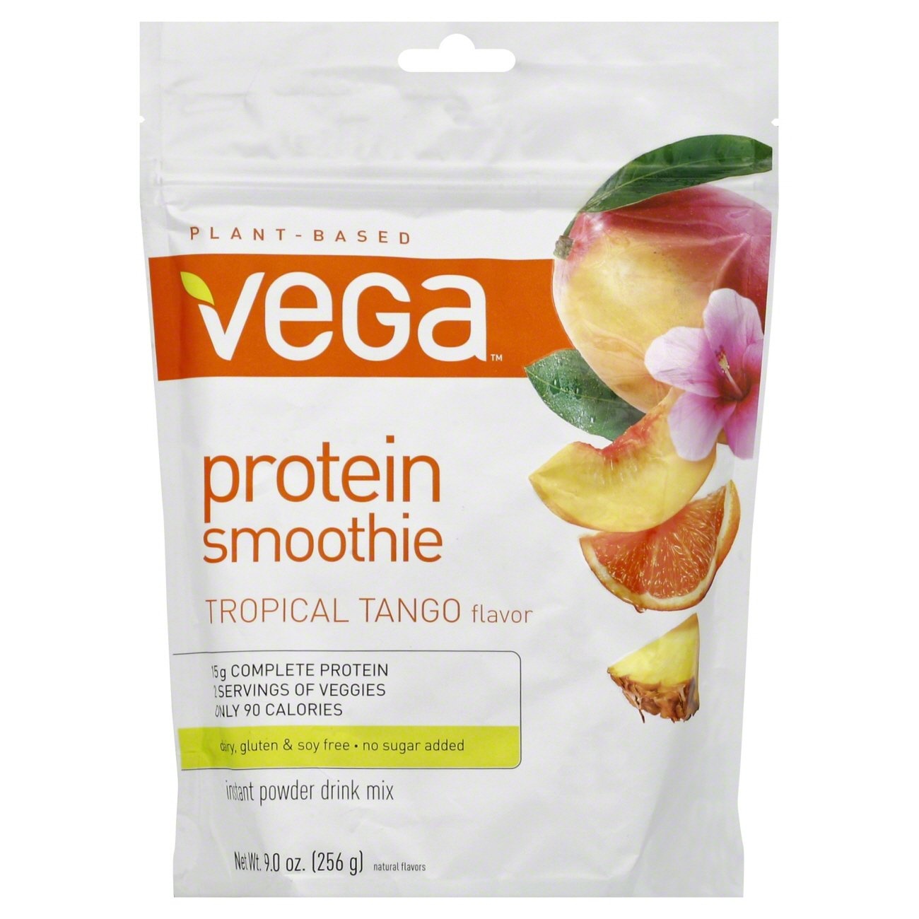 slide 1 of 6, Vega Tropical Tango Flavor Protein Smoothie Instant Powder , 9 oz