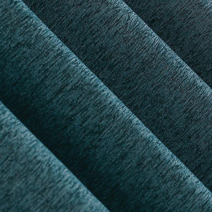 slide 5 of 9, Sun Zero Manor Grommet Curtain - Teal, 84 in