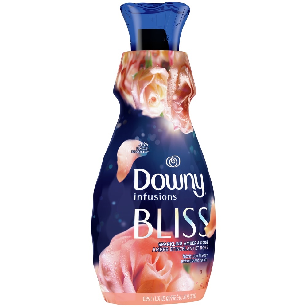 Downy Infusions Bliss Sparkling Amber Rose Liquid Fabric Softener 32 fl