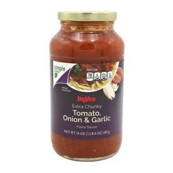 Hy-vee Tomato, Onion & Garlic Extra Chunky Pasta Sauce