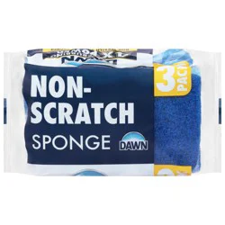 Dawn Non-Scratch Scrubber Sponge 3 Each