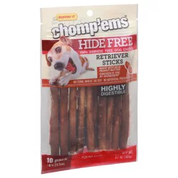 Chomp'ems Retriever Sticks Hide Free Dog Chews - 10 ct