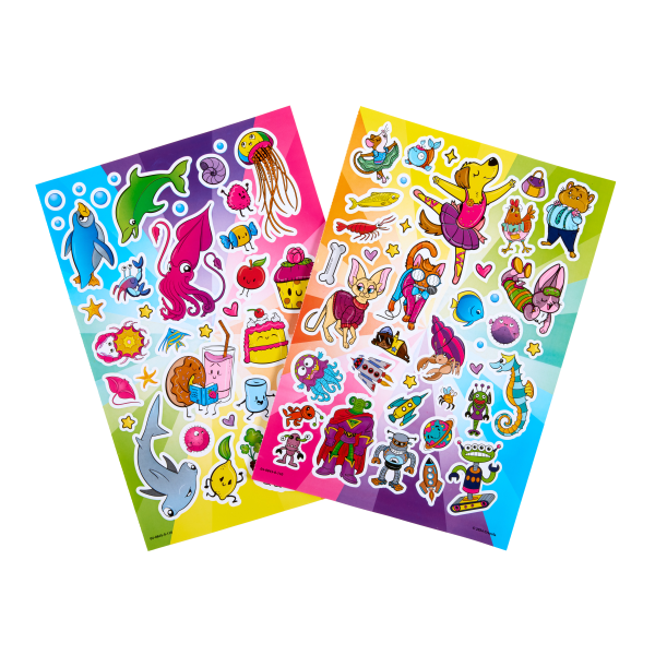 slide 5 of 7, Crayola Colossal Collection Of Coloring, 288 Coloring Book Pages, 2 Sticker Sheets, Coloring Book For Kids, Travel Activity, 3+, 1 ct