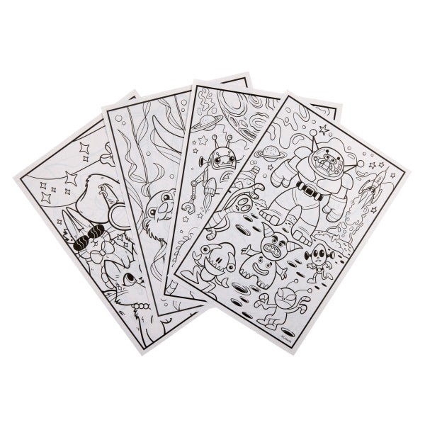 slide 4 of 7, Crayola Colossal Collection Of Coloring, 288 Coloring Book Pages, 2 Sticker Sheets, Coloring Book For Kids, Travel Activity, 3+, 1 ct
