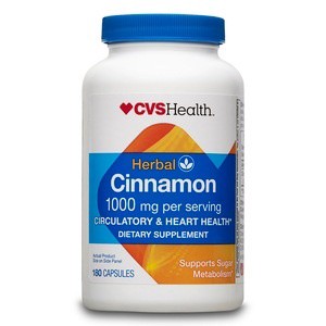 slide 1 of 1, CVS Health Cinnamon Capsules, 180 ct