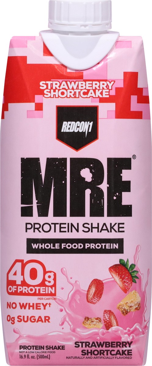 slide 13 of 13, Redcon1 MRE Strawberry Shortcake Protein Shake 16.9 fl oz, 16.9 fl oz