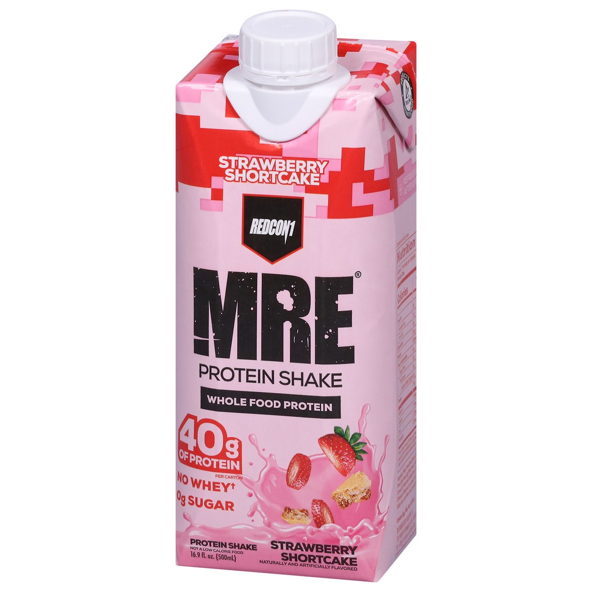 slide 7 of 13, Redcon1 MRE Strawberry Shortcake Protein Shake 16.9 fl oz, 16.9 fl oz