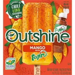Outshine Mango with Tajin Fruit Ice Bars 6 ea