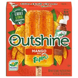 Outshine Mango with Tajin Fruit Ice Bars 6 ea