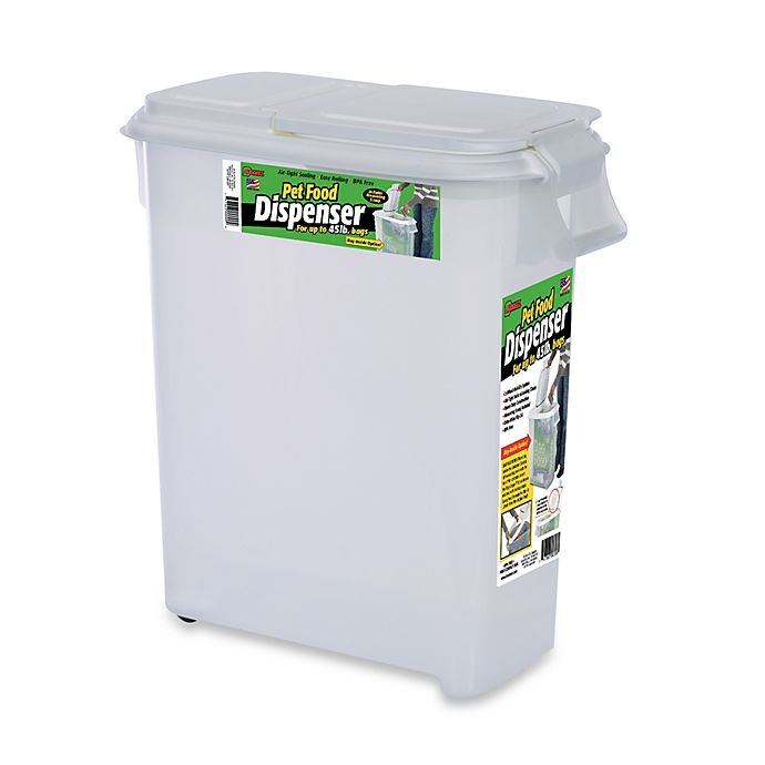 slide 1 of 1, Buddeez Roll Away Pet Food Dispenser, 50 qt