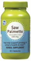 slide 1 of 1, Kroger Saw Palmetto Natural Whole Herb 450 Mg, 60 ct