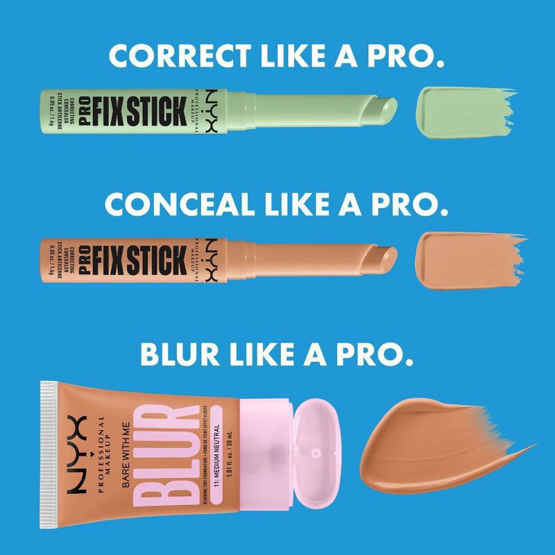 slide 3 of 10, Nyx Pro Fix Concl Pale, 1 ct