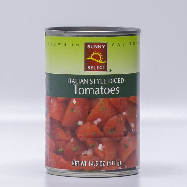 slide 1 of 1, Sunny Select with Basil, Garlic & Oregano Italian Diced Tomatoes - 14.5 oz, 14.5 oz