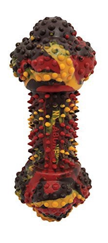 slide 7 of 8, Nylabone Flavor Frenzy Strong Chew Dog Toy Bacon & Cheeseburger Medium/Wolf - Up to 35 lbs.(1 Count), MED