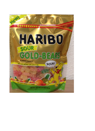 slide 1 of 1, Haribo Gold Bears Box, 3.1 oz